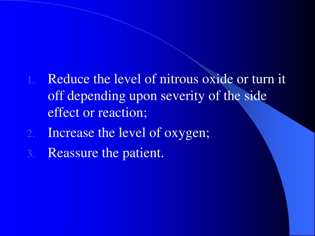 PPT Aiding In The Administration of Nitrous Oxide/Oxygen Analgesia
