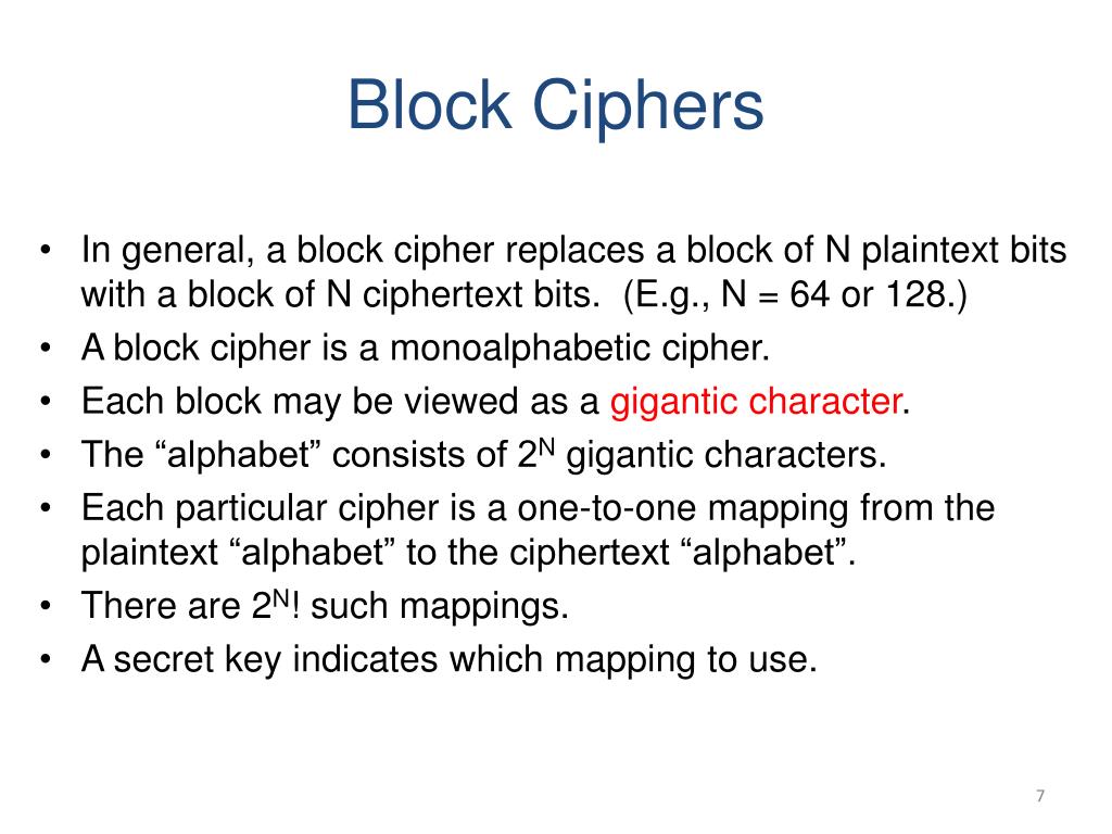PPT Modern Block Ciphers PowerPoint Presentation, free download ID