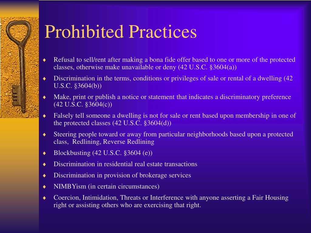PPT The Fair Housing Act Rights and Remedies PowerPoint Presentation