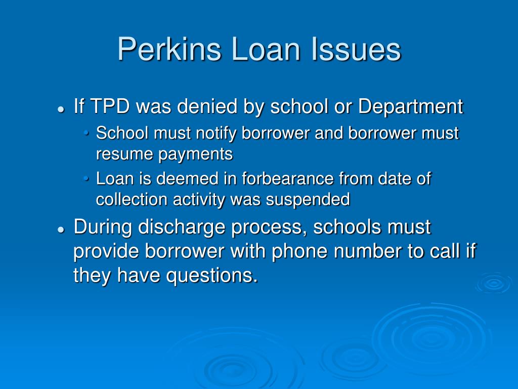 PPT Spring 2010 Federal Perkins Loan Update PowerPoint Presentation