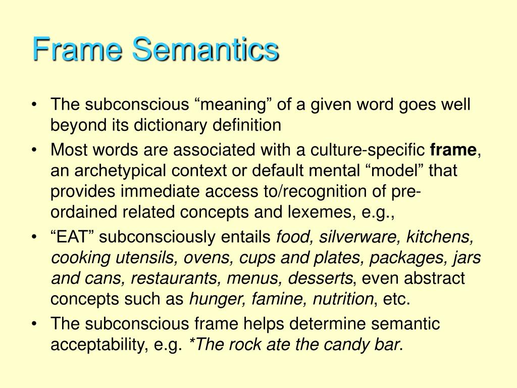 PPT Applying Concepts from Cognitive Linguistics to Your Conlang PowerPoint Presentation ID