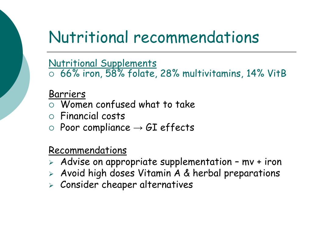 PPT Nutritional challenges for women who use alcohol and other drugs