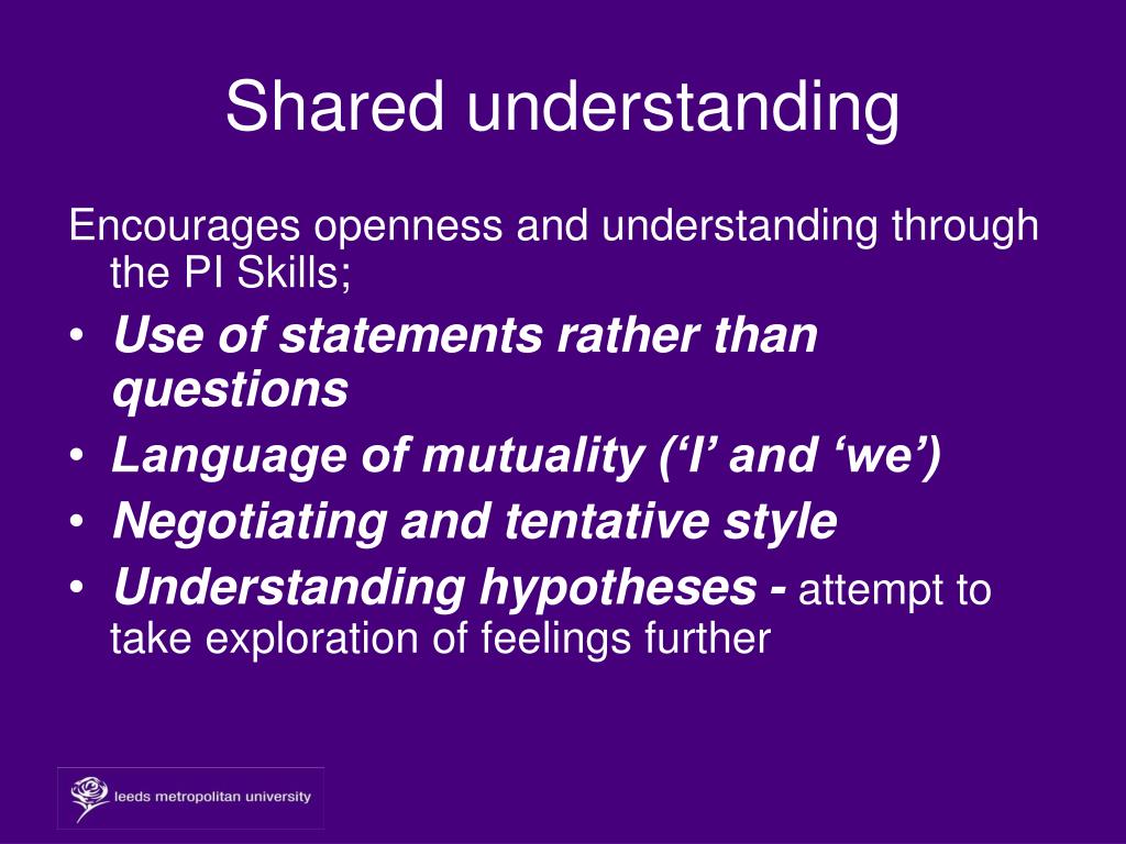 PPT Are we saying the same thing? Articulating therapeutic