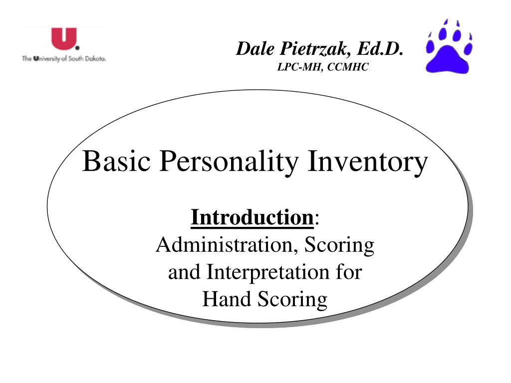 PPT Basic Personality Inventory PowerPoint Presentation, free