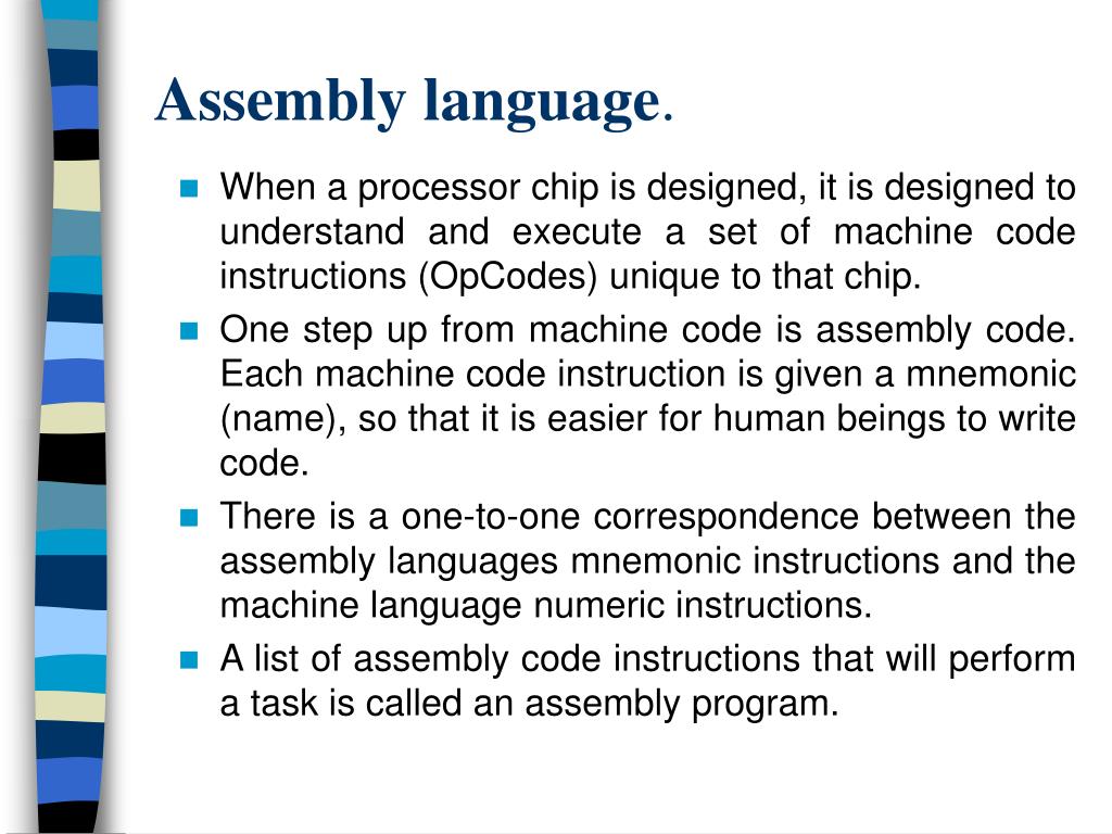 PPT Assembly Language Programming PowerPoint Presentation, free