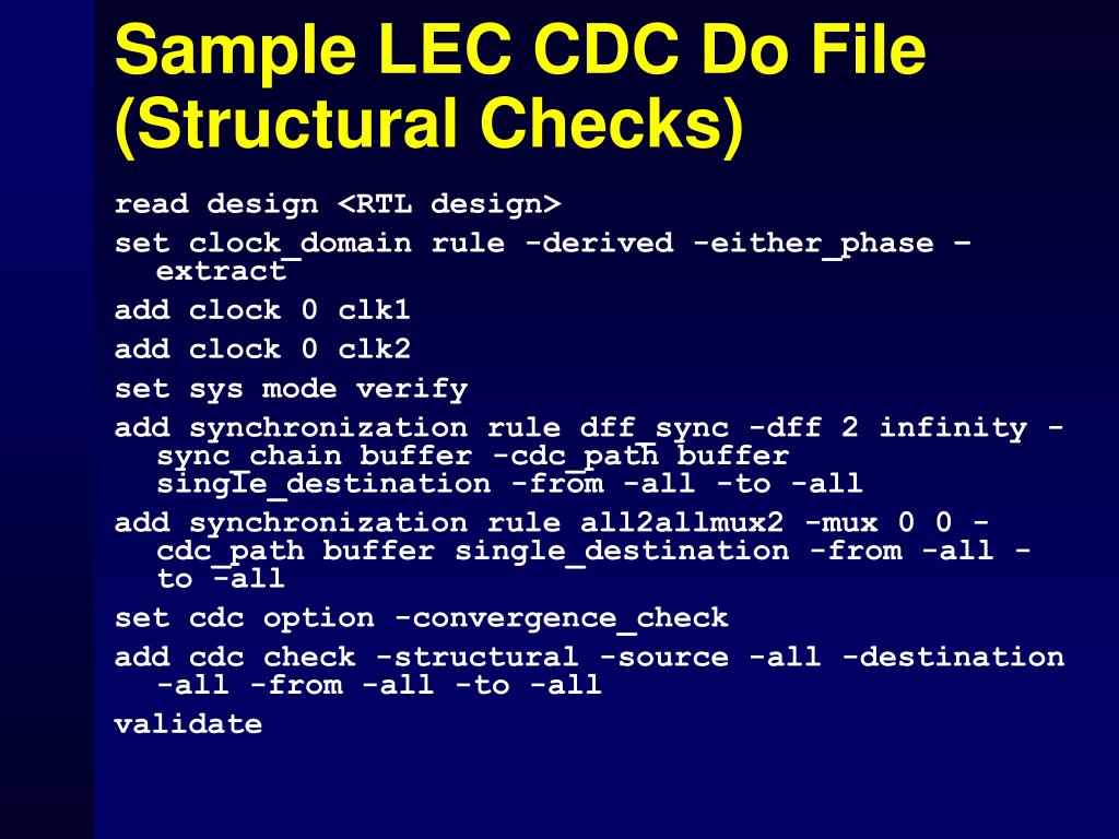 PPT Clock Domain Crossing (CDC) PowerPoint Presentation, free