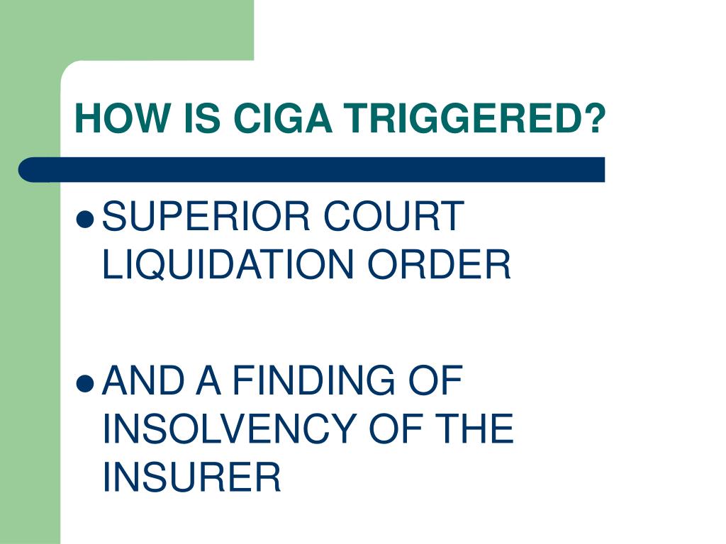 PPT CALIFORNIA INSURANCE GUARANTEE ASSOCIATION PowerPoint
