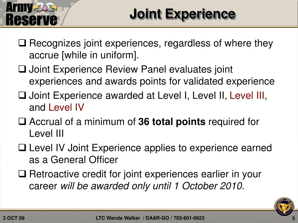 PPT Army Reserve General Officer Management PowerPoint Presentation