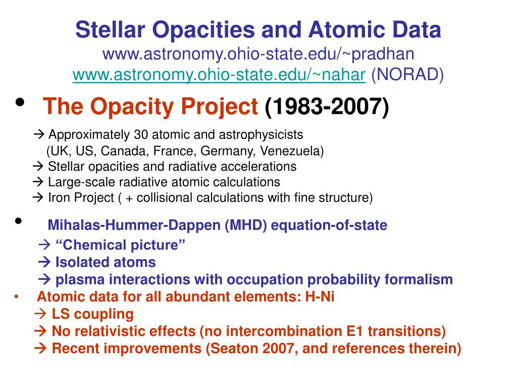 PPT Accurate Stellar Opacities and the Solar Abundance Problem