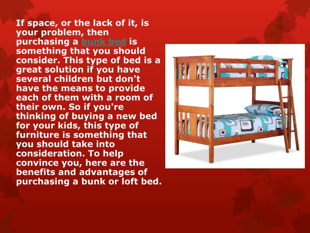 PPT Why Purchase a Bunk Bed PowerPoint Presentation, free download