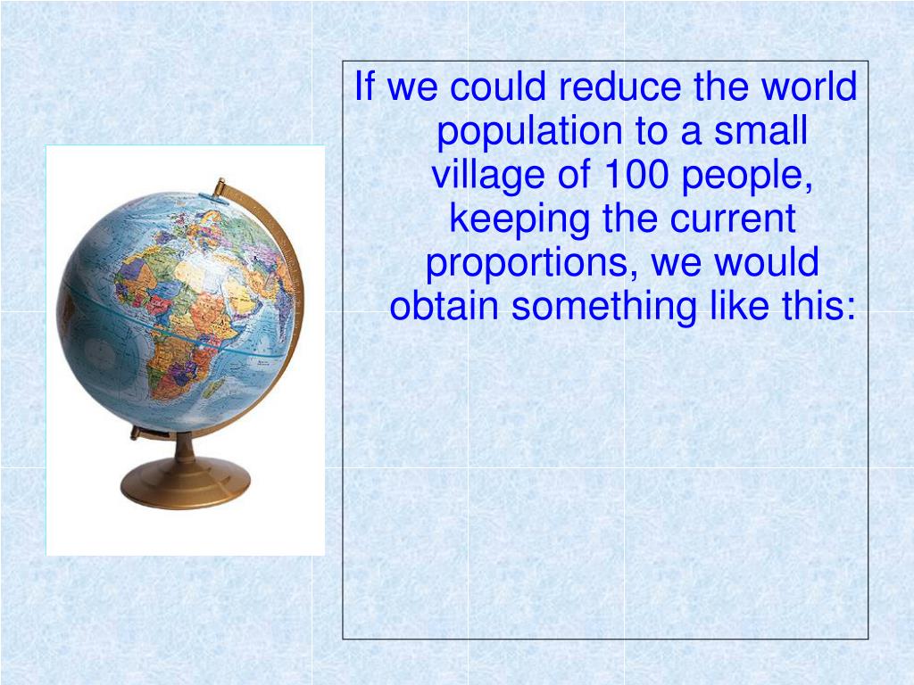 PPT The Global Village PowerPoint Presentation, free download ID
