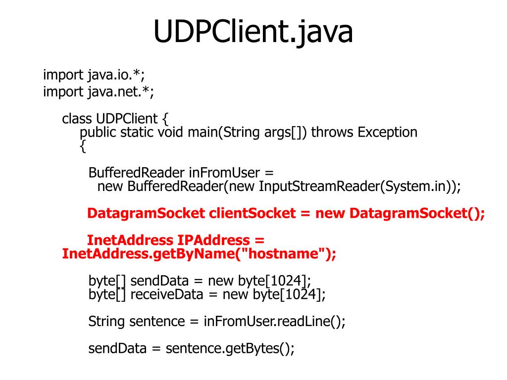 PPT JAVA Socket Programming PowerPoint Presentation, free download ID1224660
