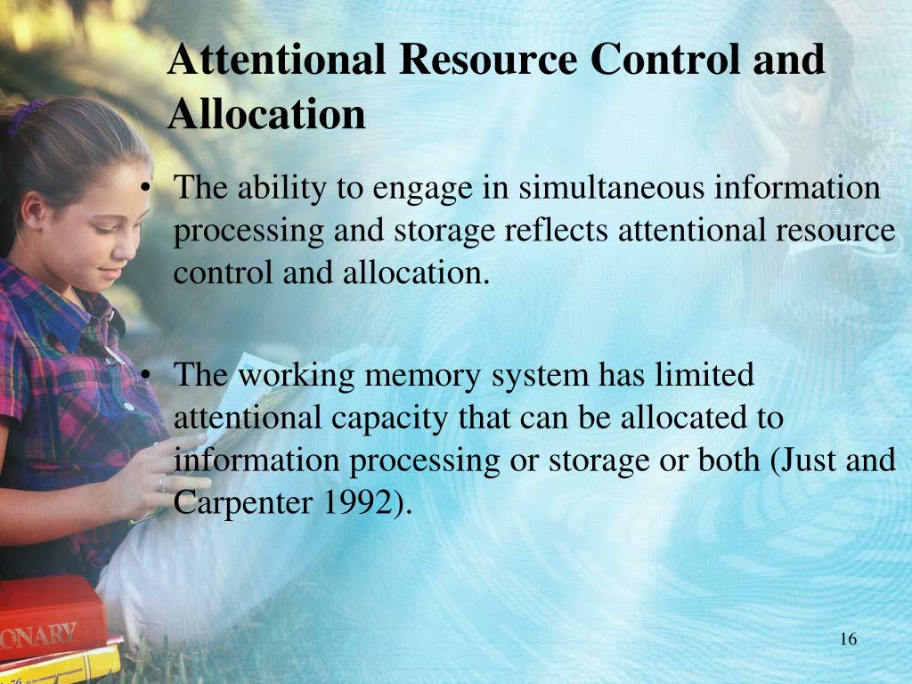PPT ROLE OF WORKING MEMORY IN TYPICALLY DEVELOPING CHILDREN’S COMPLEX