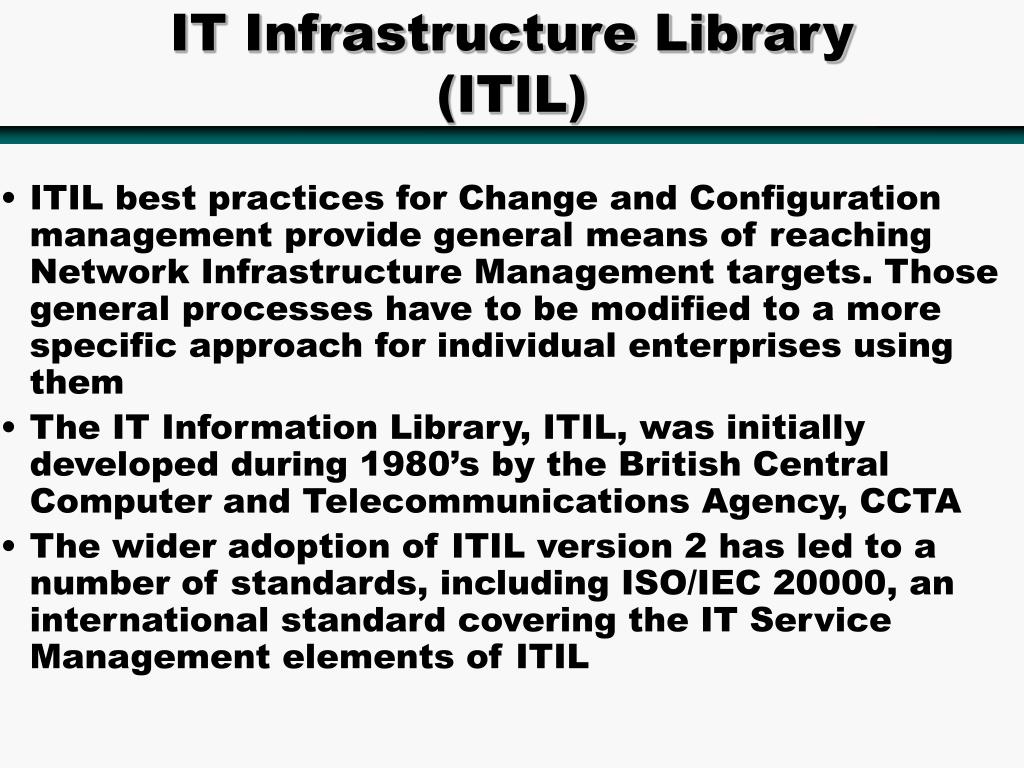 PPT Best practices for Network Infrastructure Management a case