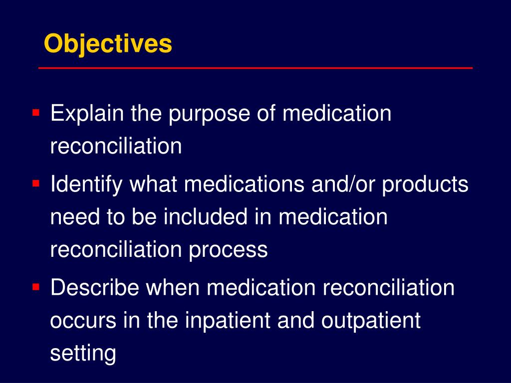 PPT Medication Reconciliation PowerPoint Presentation, free download
