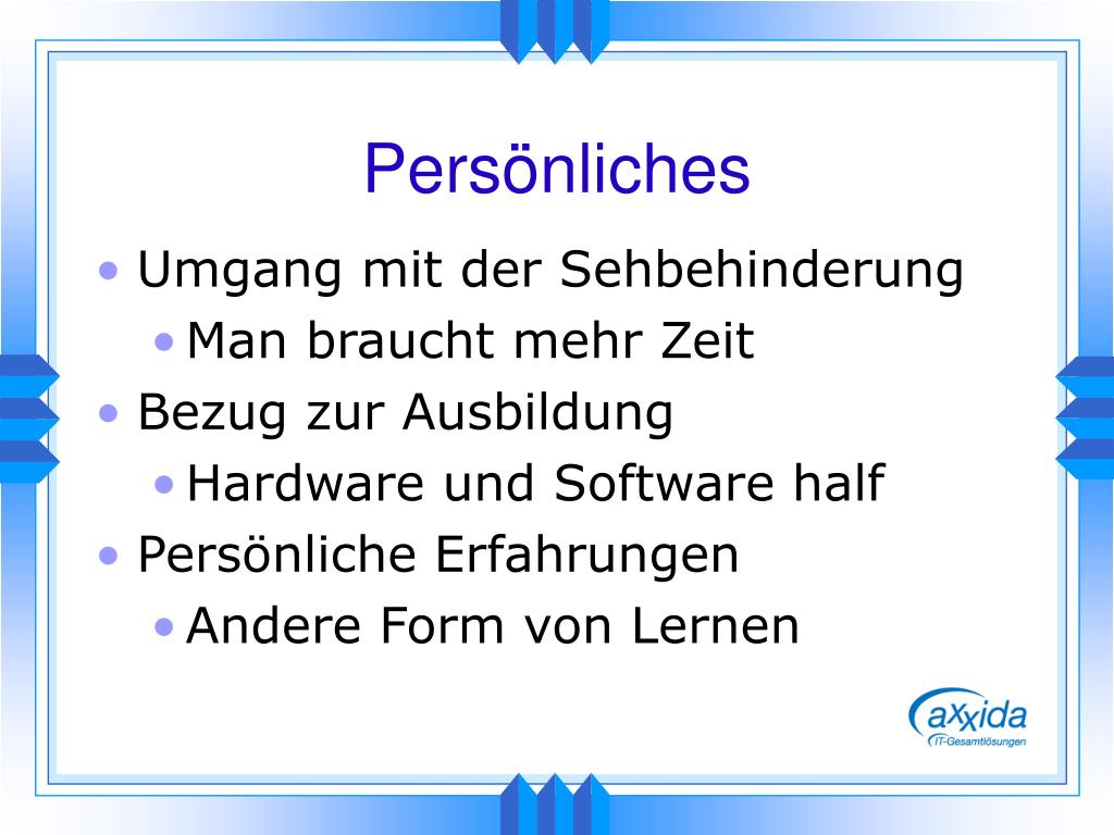 PPT PraktikumsPräsentation PowerPoint Presentation