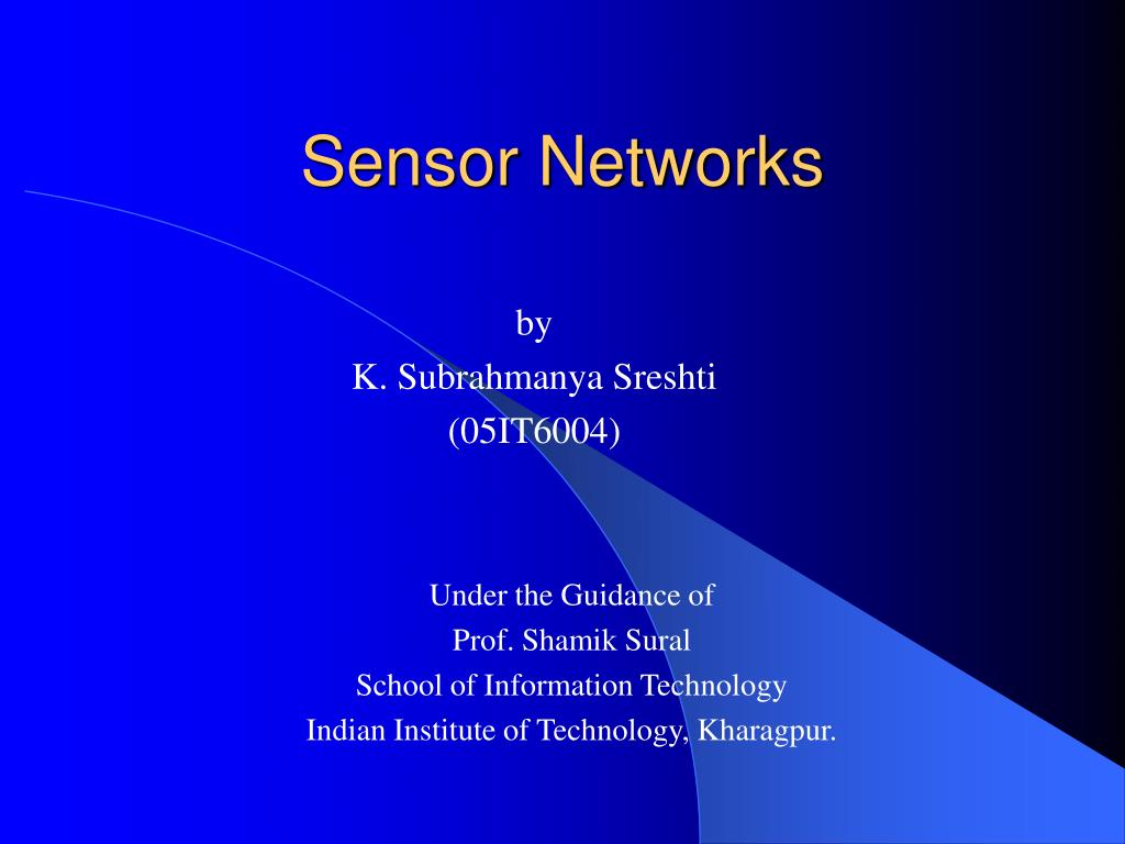 PPT Sensor Networks PowerPoint Presentation, free download ID1238242