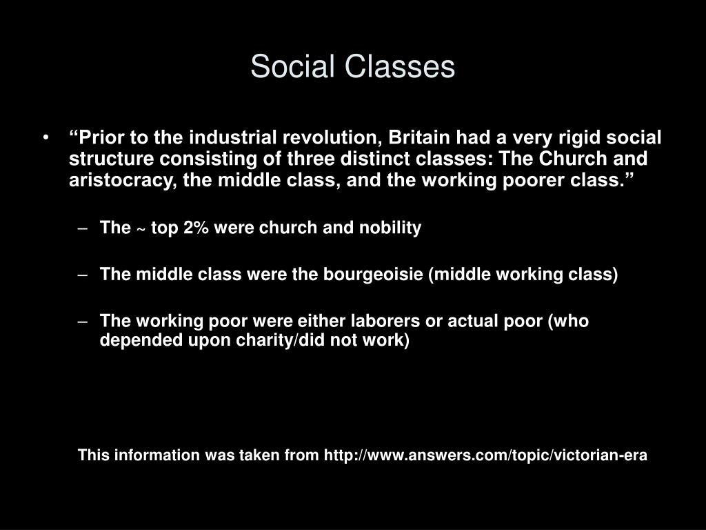 PPT A brief Introduction to Victorian Society PowerPoint Presentation