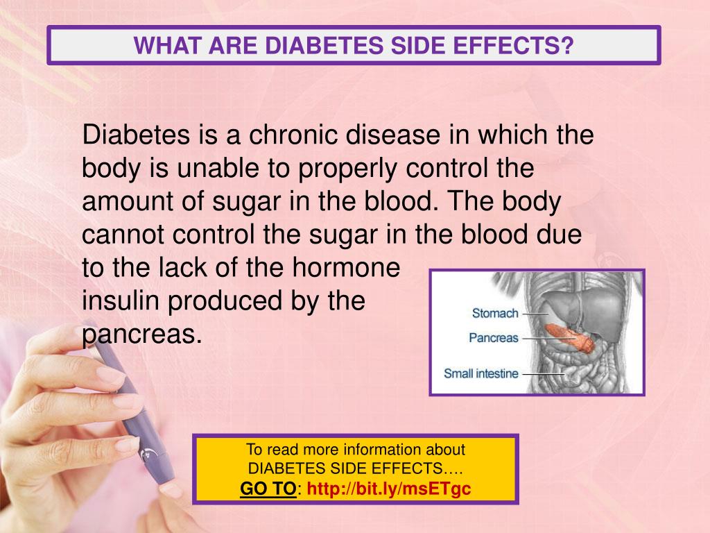 PPT diabetes side effects PowerPoint Presentation, free download ID123979