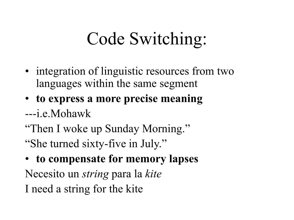 PPT Bilingualism PowerPoint Presentation, free download ID1242524