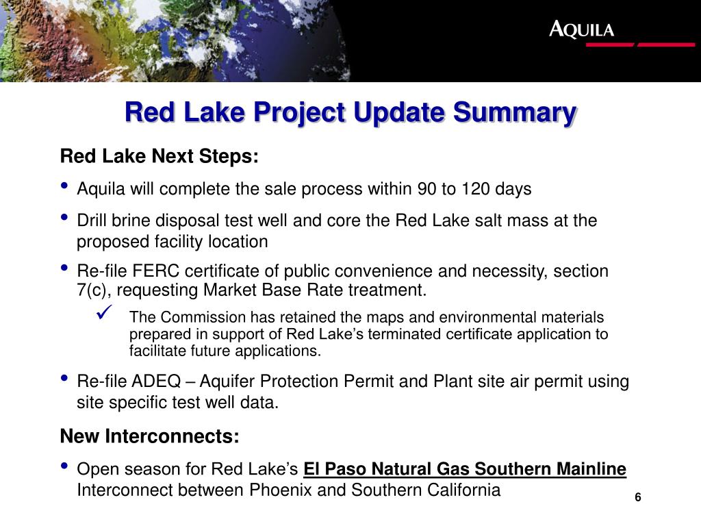 PPT Red Lake Gas Storage Project Update PowerPoint Presentation, free