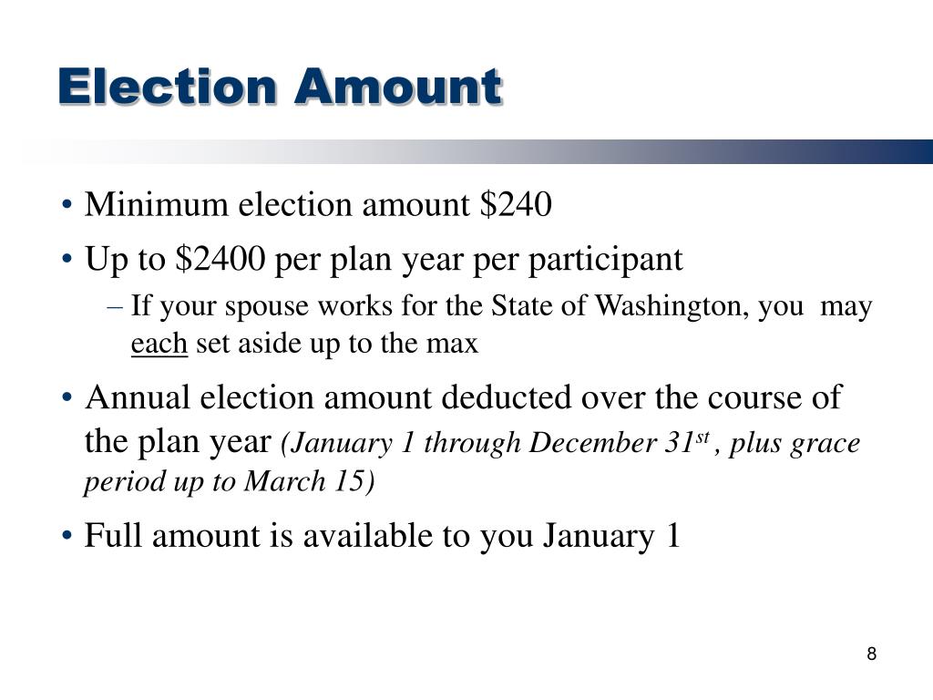 PPT FSA & DCAP Program Overview PowerPoint Presentation, free