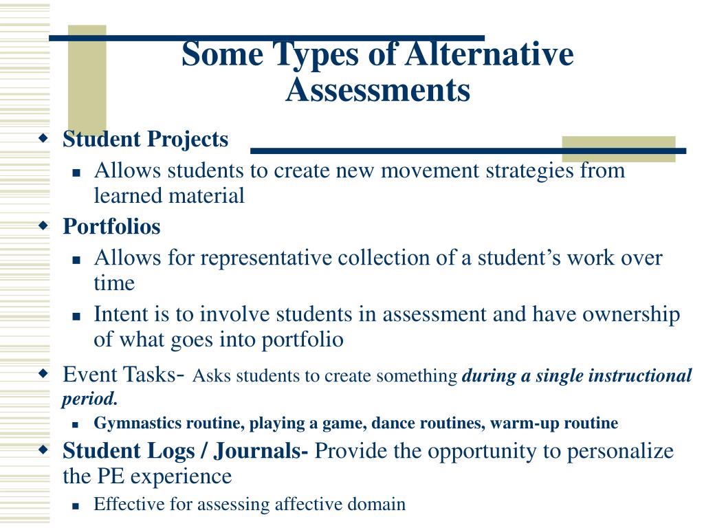 PPT Authentic Assessment in Physical Education PowerPoint