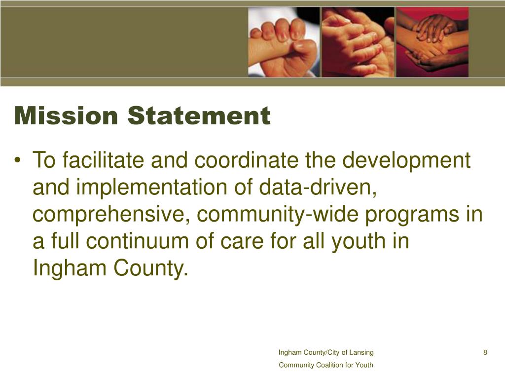 PPT Ingham County/City of Lansing Community Coalition for Youth