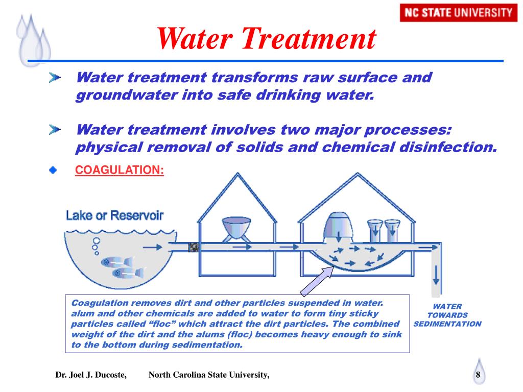 PPT Drinking Water Treatment Seminar Leesville Middle School