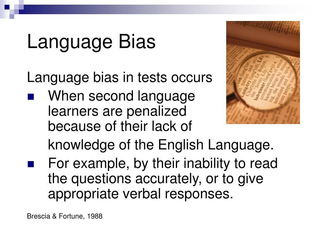 PPT Test Bias PowerPoint Presentation, free download ID1251405