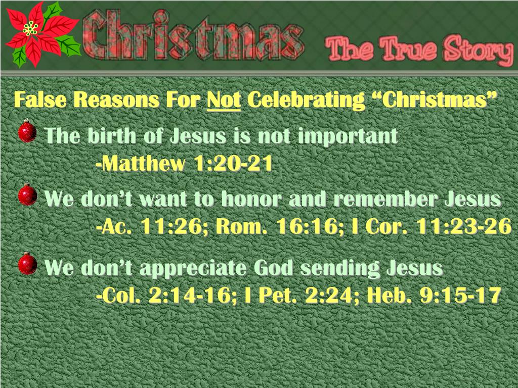 PPT As another year comes to an end, we face the holiday season that