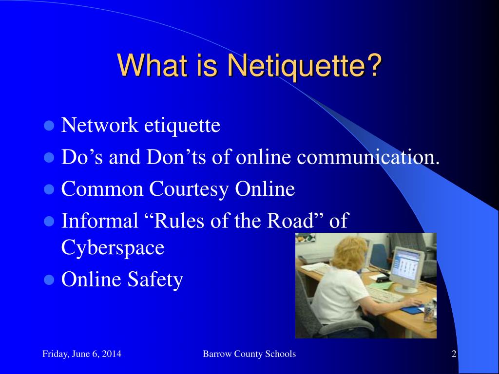 PPT Netiquette for Students PowerPoint Presentation, free download