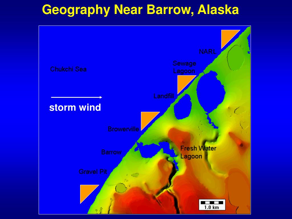 PPT Modeling Longshore Transport and Coastal Erosion due to Storms at Barrow, Alaska