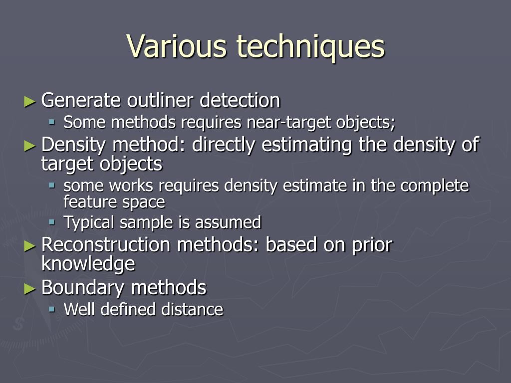 PPT Applications of oneclass classification PowerPoint Presentation