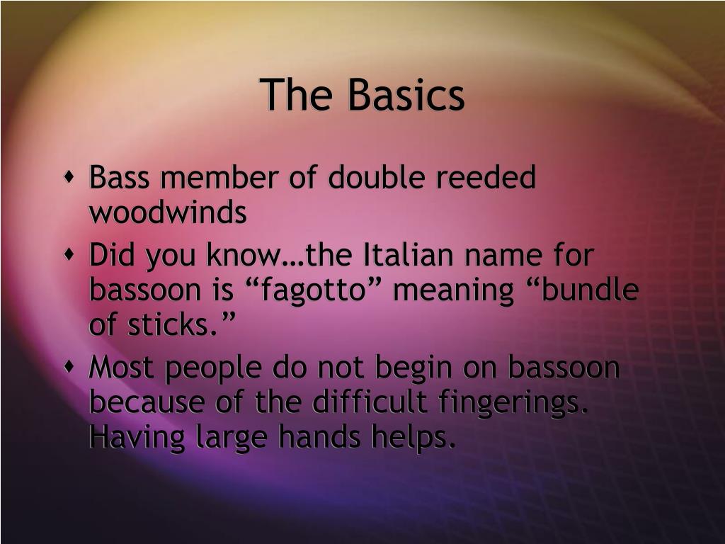 PPT Double Reed Woodwinds PowerPoint Presentation, free download ID