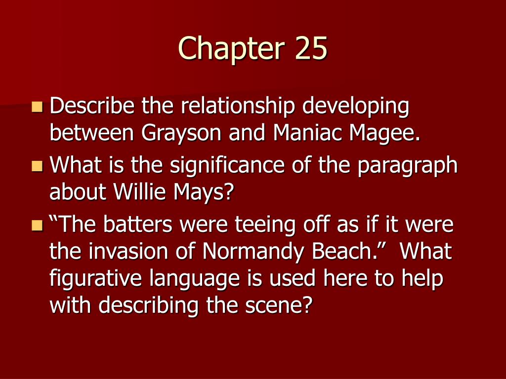 PPT Maniac Magee PowerPoint Presentation, free download ID1257087