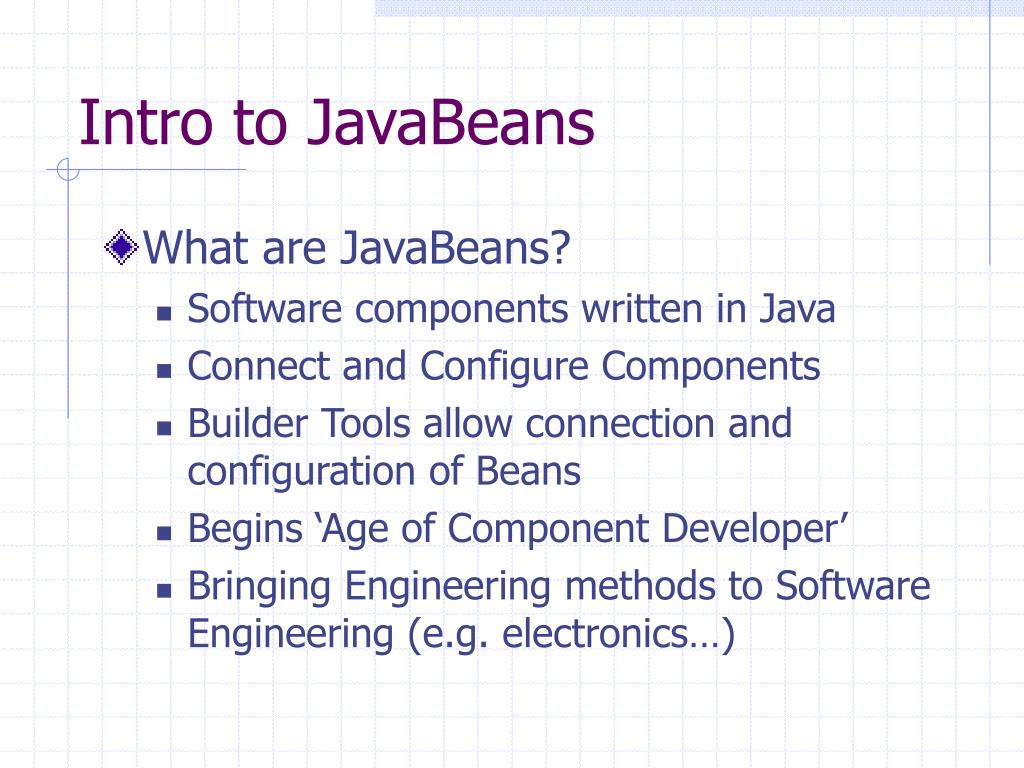 PPT Java Beans PowerPoint Presentation, free download ID1257922