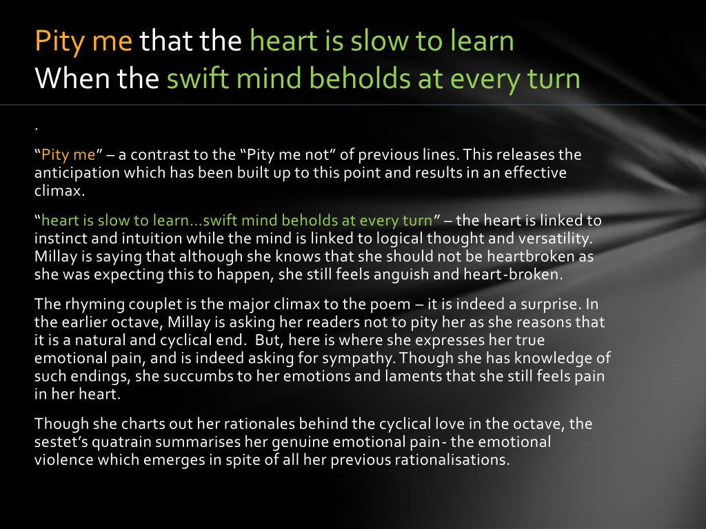 PPT 29 Pity Me Not PowerPoint Presentation, free download