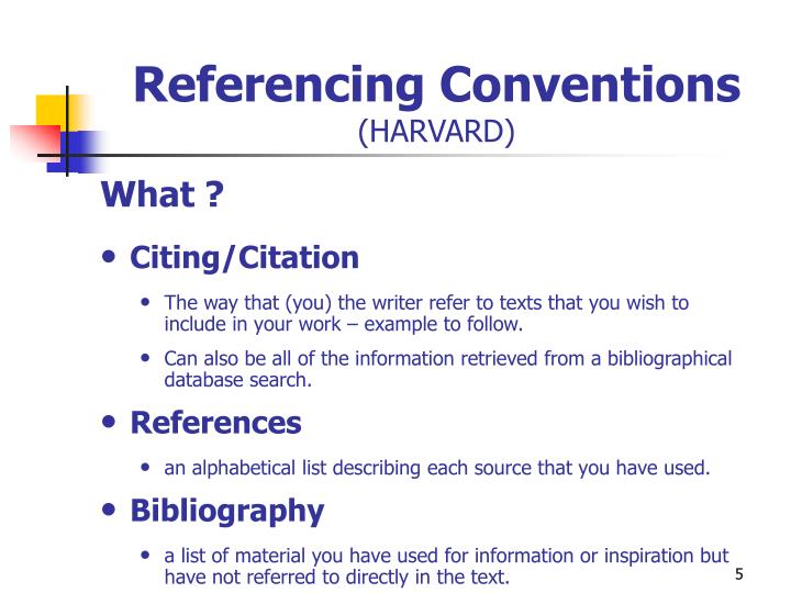 PPT Referencing (HARVARD) PowerPoint Presentation ID