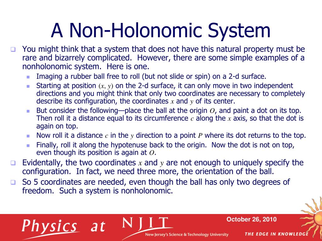 PPT Physics 430 Lecture 16 Lagrange’s Equations with Constraints