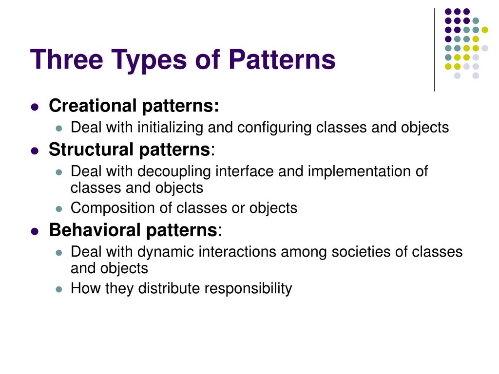 PPT Design patterns PowerPoint Presentation, free download ID1268987