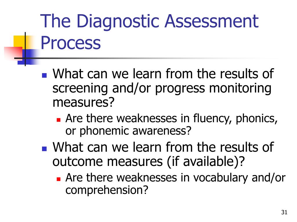 PPT Using Diagnostic Assessment To Guide Timely Interventions