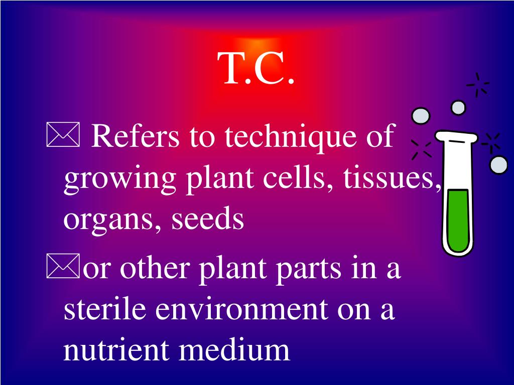 PPT Plant Tissue Culture PowerPoint Presentation, free download ID