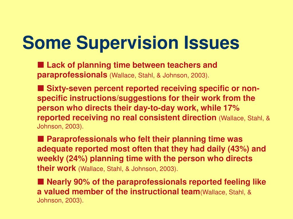 PPT The Training and Supervision of Paraprofessionals PowerPoint