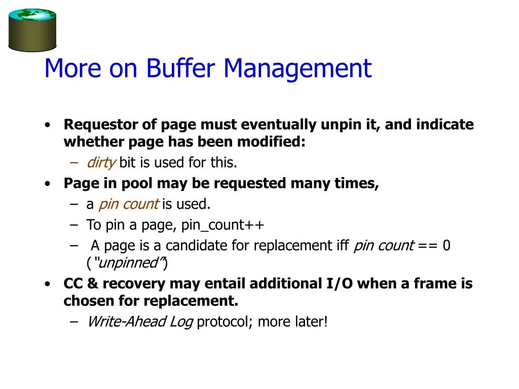 PPT Buffer Management Notes PowerPoint Presentation, free download ID1270356