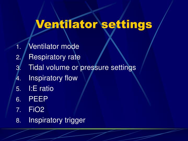 PPT MECHANICAL VENTILATION PowerPoint Presentation ID1272324