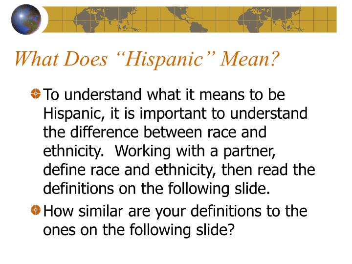 PPT Characteristics of Hispanic Families PowerPoint Presentation ID
