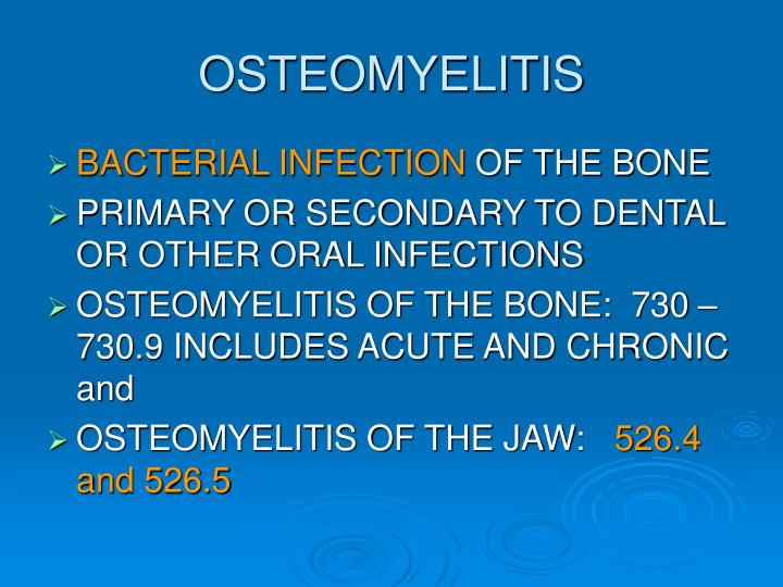 PPT BISPHOSPHONATE RELATED OSTEONECROSIS OF THE JAW (BRONJ