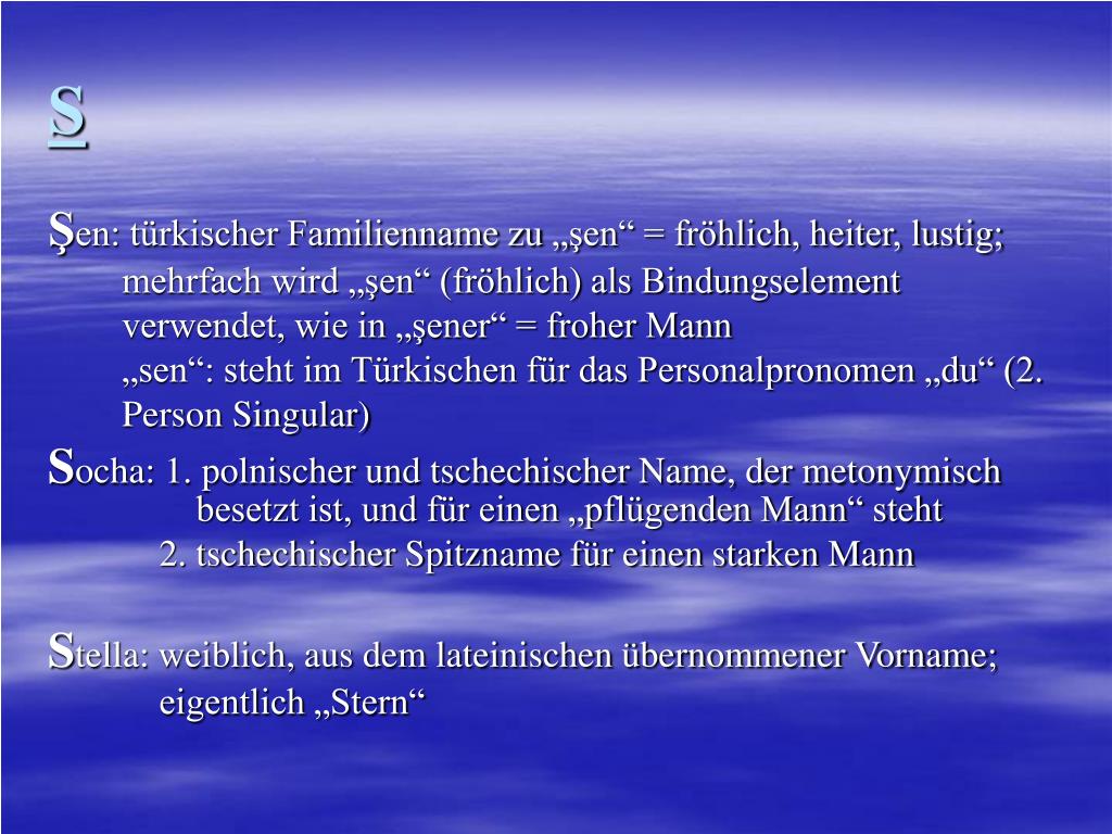 PPT Internationale Familiennamen PowerPoint Presentation, free