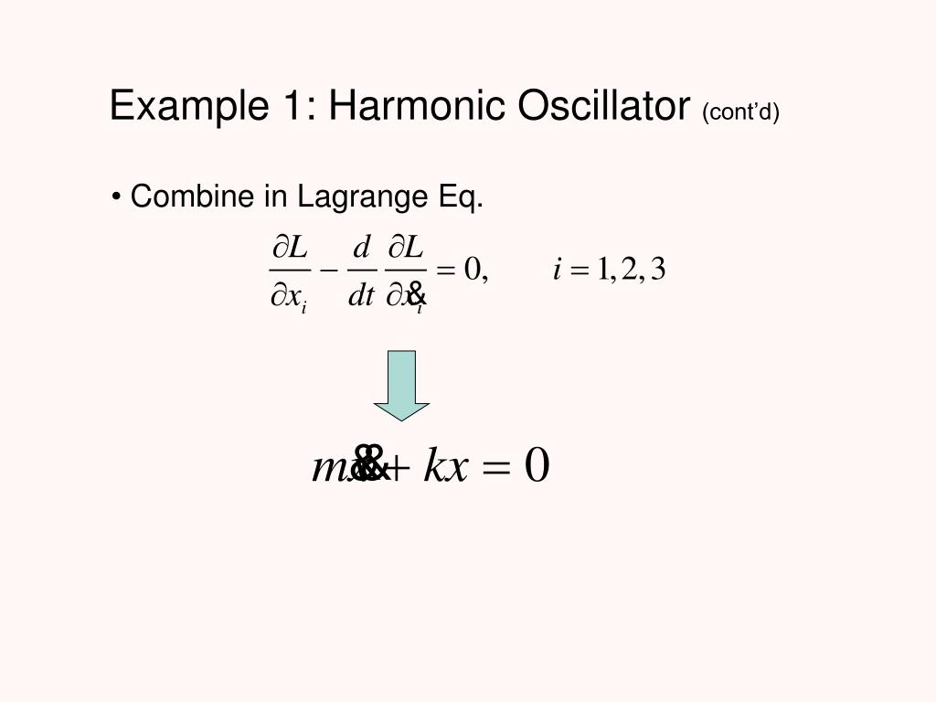PPT Lagrangian and Hamiltonian Dynamics PowerPoint Presentation, free